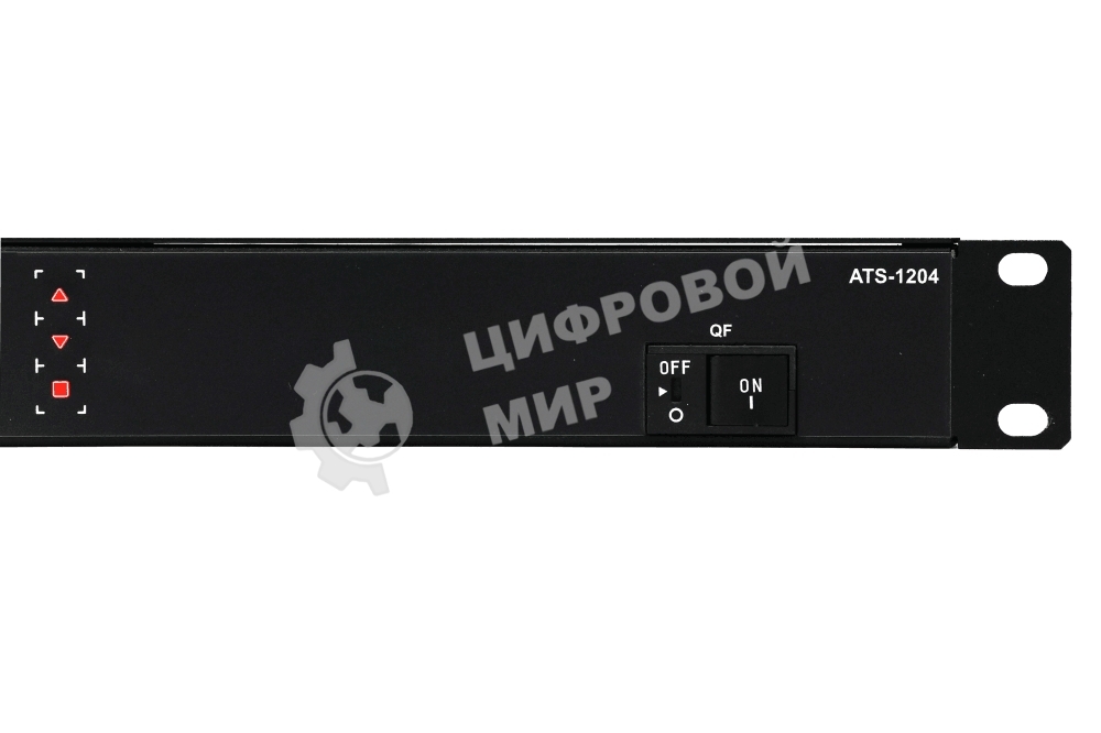 Автоматический ввод резерва ELEMY RACK ATS, 1U, 220В, 32А, OLED, Ethernet, in (2) IEC309, out (2) C19 (9) C13