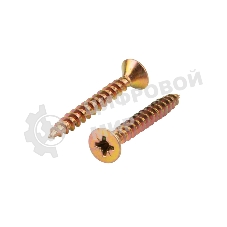 Саморез универсальный Kranz 5х40, желтый цинк, упаковка поставщика (6 000 шт.)