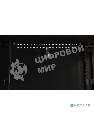 Шкаф настенный Hyperline TWB-0966-SR-RAL9004 19-дюймовый (19