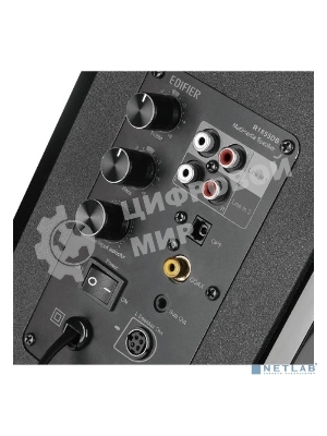 Колонки Edifier R1855DB Black Активные, 70W RMS, 60-20000Гц, дерево, пульт ДУ, Bluetooth 5.0,выход на сабвуфер,Opt/Coaxial,2 RCA