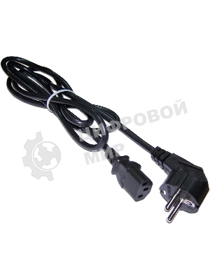 Шнур питания Lanmaster LAN-PP13/SHA-0.5-BK C13-Schuko проводник.:3x0.75мм2 0.5м 220В 10А (упак.:1шт) черный