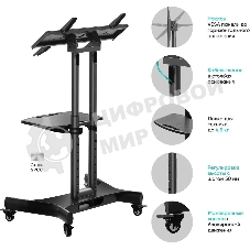 Стойка для телевизора с кронштейном ONKRON 32