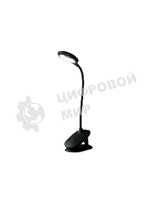 Светодиодная настольная лампа Ambrella light DE703 BK черный LED 3000-6000K 6W