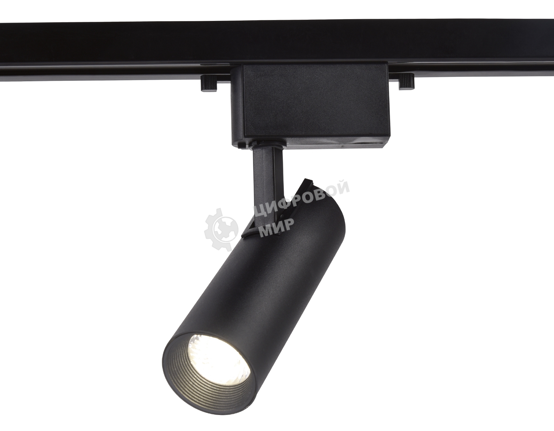 Трековый однофазный светодиодный светильник Ambrella light GL5858 BK черный LED 10W 4200K 24°