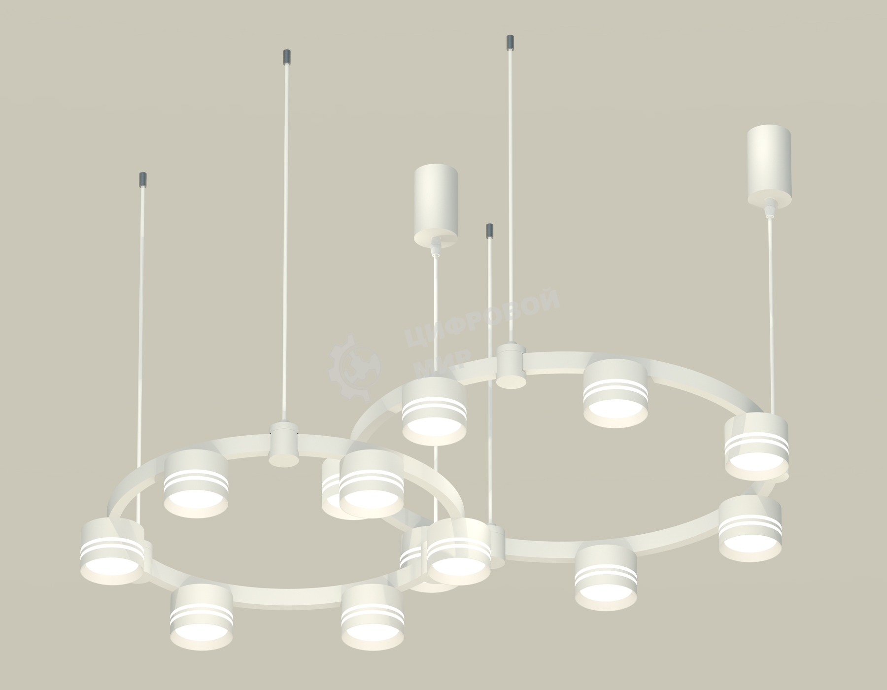 Светильник Ambrella light XR92081005/13 SWH/FR белый песок/белый матовый GX53 (A9208, C9236, C9231, N8477)