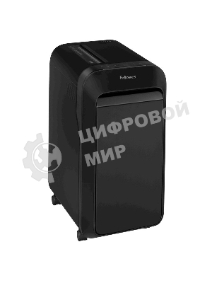 Шредер Fellowes PowerShred LX220 черный (секр.P-4)/перекрестный/20лист./30лтр./скрепки/скобы/пл.карты