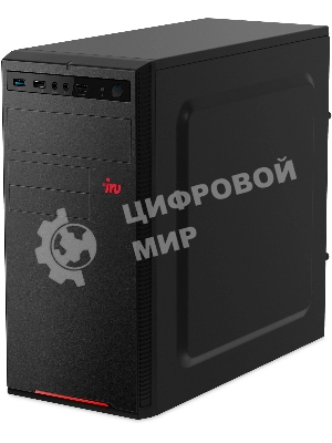 Компьютер IRU Planio 310H6SEV MT i3 12100 (3.3) 16Gb SSD 512Gb UHDG 730 FreeDOS GbitEth 400W черный (RUS) (2112845)