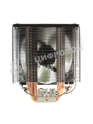Кулер для процессора Crown CM-5 прозрачный/черный, 120 мм, 1500 об/мин, 30.8 дБ, 4 pin, 187 Вт, 148 мм