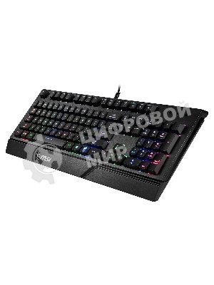Клавиатура проводная MSI VIGOR GK20 RU черный USB Multimedia for gamer LED (подставка для запястий)