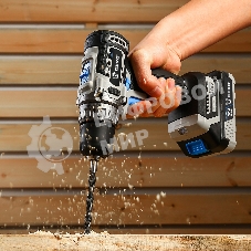 Дрель-шуруповерт Deko Sharker, 20 В, 3 Ач, 55 Нм, бесщеточный