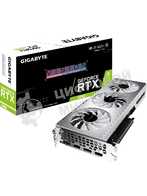 Видеокарта Gigabyte N3060VISIONOC-12GD LHR PCIE16 12288Mb 192 GDDR6 1837/15000 HDMIx2 DPx2 HDCP