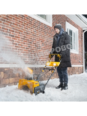 Снегоуборочная машина аккумуляторная Denzel, ESB-460-0, Li-Ion, 36В