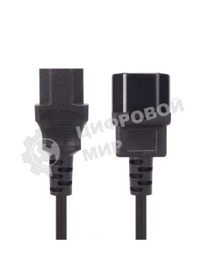 Кабель монитор - компьютер 220V (UPS -> устройство) VCOM VDE 3G*0.75мм (CE001-CU) 3 м