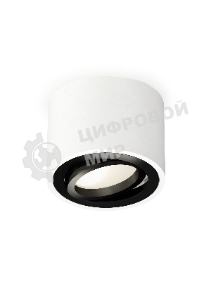 Светильник Ambrella Light XS7510002 SWH/PBK белый песок/черный полированный MR16 GU5.3 (C7510, N7002)