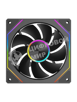 Вентилятор для корпуса Case Cooler PCCooler FG120 ARGb BK (120x120x25мм, 4-pin PWM, ARGb, 54CFM, 28.4dBA, 1800RPM, черный)