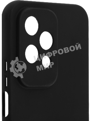 Чехол (клип-кейс) BoraSCO для Honor 200 Lite Silicone Case черный (73437)