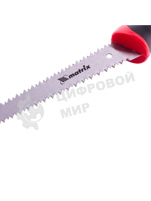Ножовка Matrix по гипсокартону, 180 мм, две рабочие кромки полотна, двухкомпонентная рукоятка