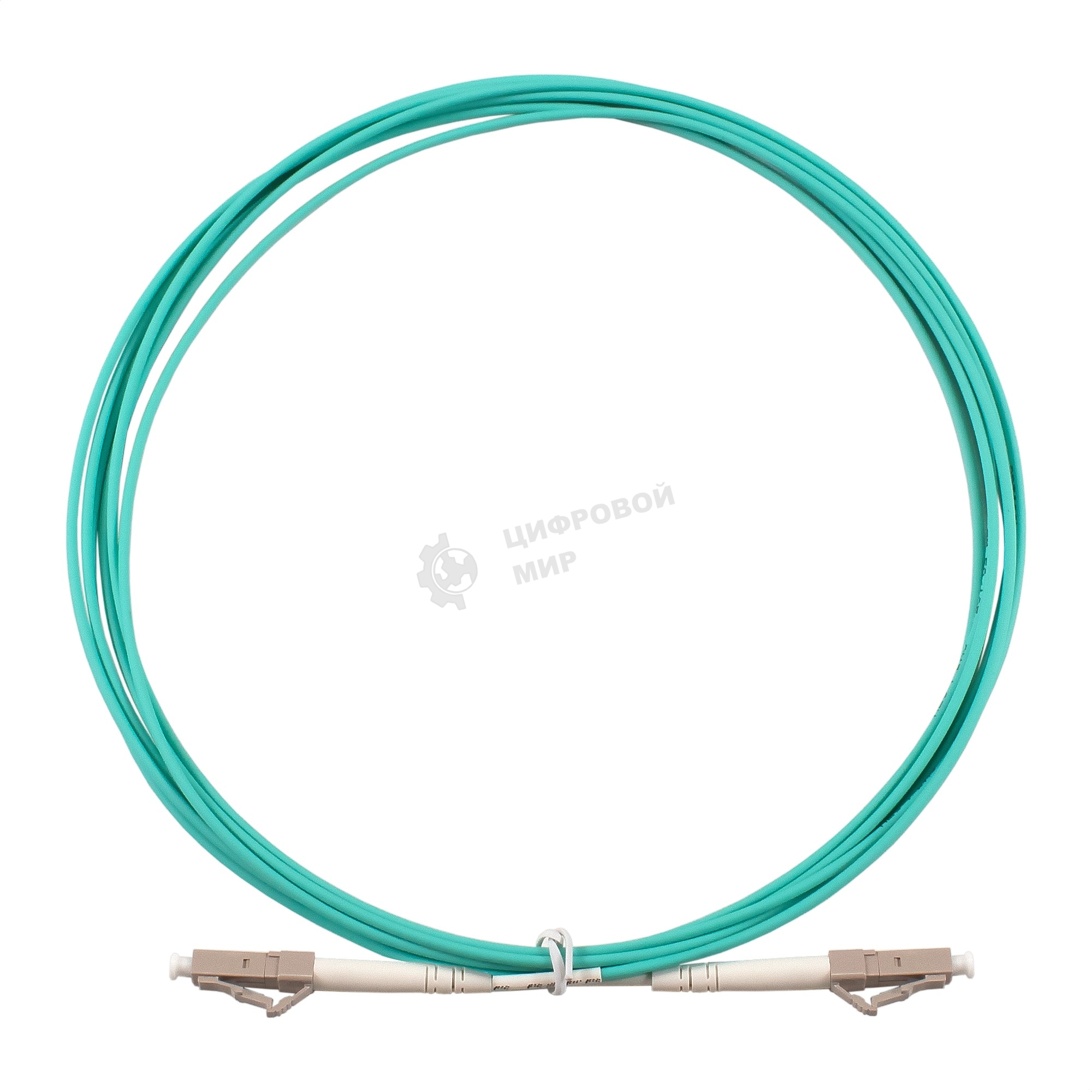 Патч-корд волоконно-оптический ExeGate FC-S-503-LC-LC-3M-LSZH (Шнур ВО MM 50/125 (OM3), LC/UPC-LC/UPC, Simplex, LSZH, 3м)