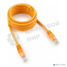 Патч-корд UTP Cablexpert cat.5e, 2м, литой, многожильный, оранжевый