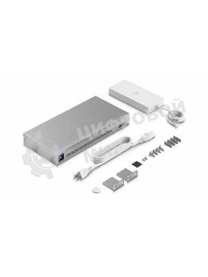 Коммутатор Ubiquiti Networking interface, (12) GbE RJ45 ports (4) 1/2.5 GbE RJ45 ports (2) 10G SFP+ ports; Total non-blocking throughput, 42 Gbps; Switching capacity, 84 Gbps