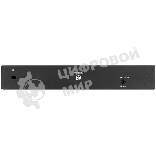 Коммутатор D-Link DGS-1210-10P/FL2A Управляемый L2 коммутатор с 8 портами 10/100/1000Base-T и 2 портами 1000Base-X SFP (8 портов PoE 802.3af/at, PoE бюджет 65 Вт)
