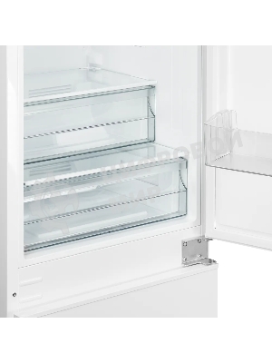 Встраиваемый холодильник Kuppersberg RBN 1763, полезный объем 233 л, сенсорное управление, полезный объем морозильной камеры 63 л, No Frost, LED подсветка, перенавешиваемые двери, суперзаморозка, отсек для овощей, белый