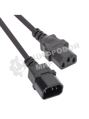 Кабель монитор - компьютер 220V (UPS -> устройство) VCOM VDE 3G*0.75мм (CE001-CU) 3 м