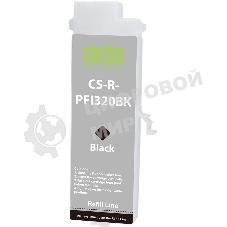 Картридж перезаправляемый струйный Cactus CS-R-PFI320BK PFI-320BK черный (260мл) для Canon imagePROGRAF TM-200/200MFP/205/300/300MFP/305/250/255/350/355