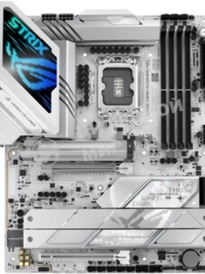 Материнская плата ASUS ROG STRIX Z890-A GAMING WIFI, LGA 1851, Intel Z890, 4xDDR5, 4xSATA, 5xM.2, 1xPCIe 4.0 x16, 1xPCIe 5.0 x16, 1xHDMI, 1xDP, 1x 2.5Gb LAN, 2xUSB-A 3.2 Gen 1, 5xUSB-A 3.2 Gen 2, 1xUSB-C 3.2 Gen 2, 2xThunderbolt 4, 2x3.5 мм, 7.1, ATX