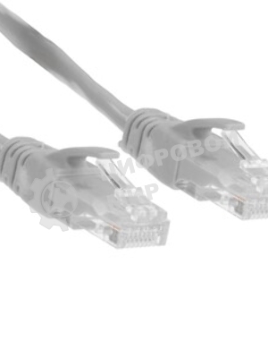 Патч-корд ExeGate UTP-RJ45-RJ45-5e-CU-2M-GY, UTP, cat.5e, 2м, медь, серый