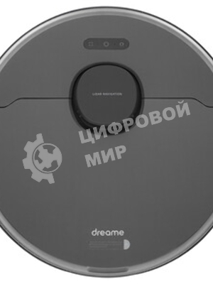 Робот-пылесос Dreame RLS6AD D10S Plus черный, 5200 мА·ч Li-Ion, уборка сухая/влажная, пылесборник контейнер 0.4 л