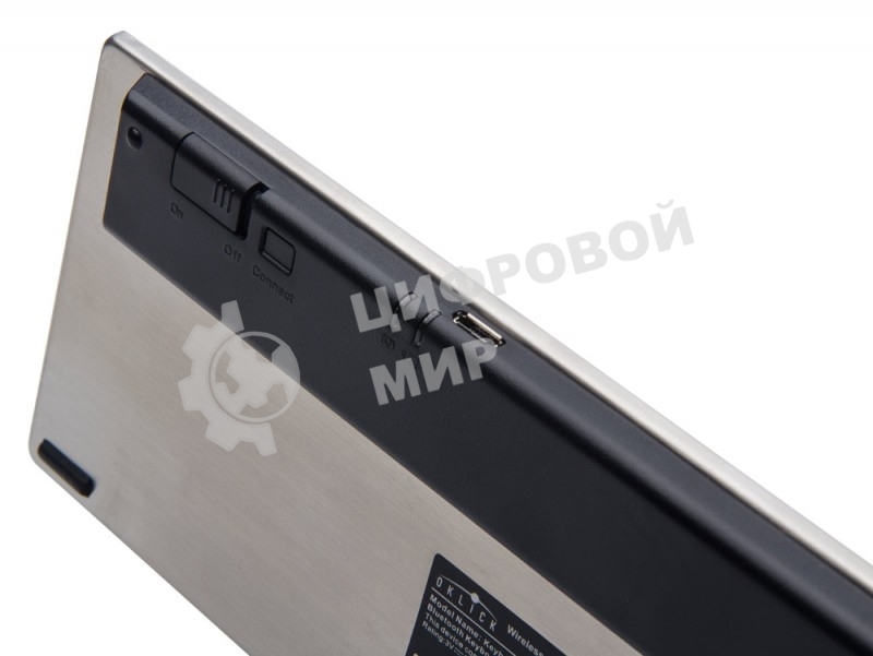 Клавиатура Oklick 840S беспроводная, Bluetooth, чёрный