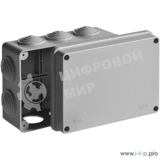 Рувинил 67053 Тусо.Коробка расп. для о/п, 150х110х70 мм, 10 вводов, IP55