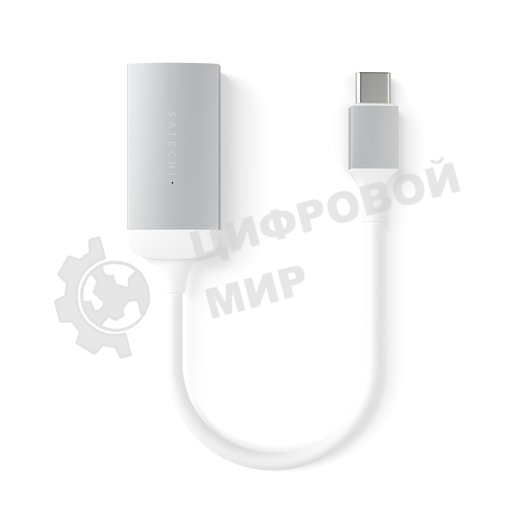Адаптер Satechi Type-C to HDMI 4K 60HZ. Поддержка 4K/60Hz. Материал корпуса алюминий. Цвет серебряный.