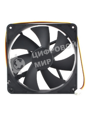 Вентилятор Gembird D14025HM-3 140x140x25, гидродинамический, 3 pin, провод 40 см 80