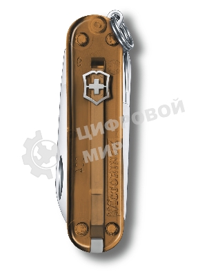 Нож перочинный Victorinox Classic Chocolate Fugde (0.6223.T55G) 58мм 7 функций карт.коробка