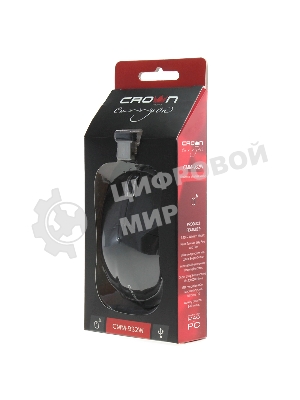 Мышь беспроводная Crown CMM-932W черный, 1000 dpi, радиоканал, USB, кнопки - 3