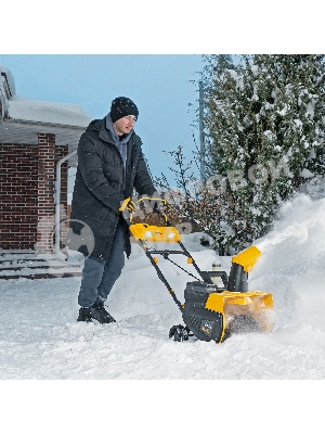 Снегоуборочная машина аккумуляторная Denzel, ESB-460-0, Li-Ion, 36В