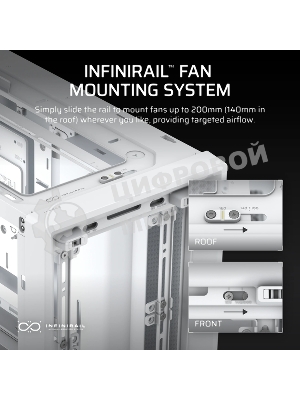 Компьютерный корпус без блока питания Corsair Frame 4000D, Midi-Tower, TG, no fan, 2xUSB-A 3.2, 1xUSB 3.2 Type-C, E-ATX, ATX, mATX, mITX White