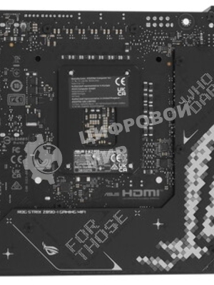 Материнская плата ASUS ROG STRIX Z890-I GAMING WIFI, LGA1851, Intel Z890, 2xDDR5, 2xSATA, 2xM.2, 1xPCI-E 5.0 x16, 1xHDMI, 2xThunderbolt 4, 1x2.5Gb LAN, 9xUSB-A, 1xUSB-C, 5.1, Mini-ITX