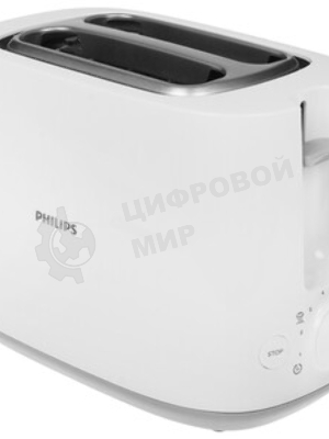 Тостер Philips HD2581/00 белый, 830 Вт, 2 слота
