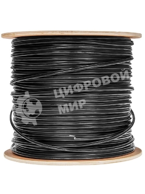 Кабель информационный Lanmaster TWT-5EUTP-OUT-TR кат.5е U/UTP не экранированный 4X2X24AWG PE внешний 305м черный
