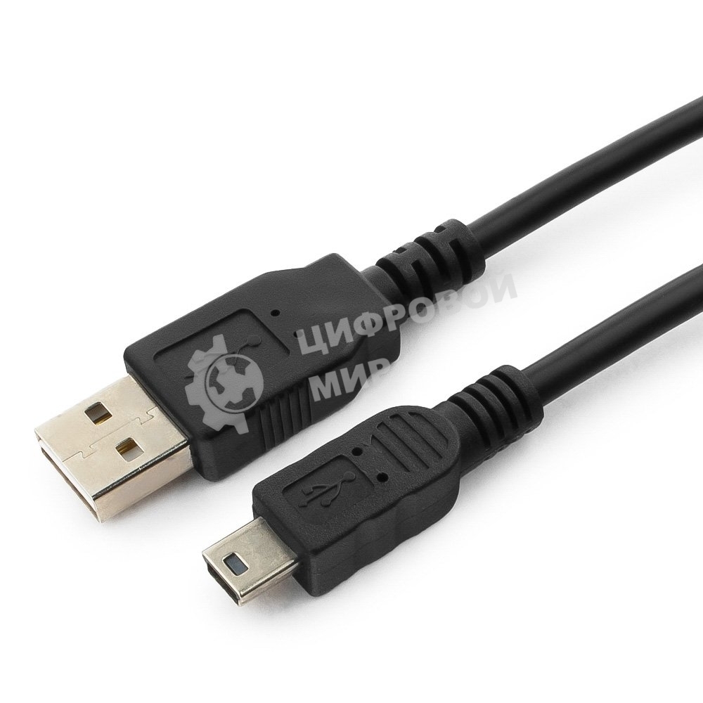 Кабель Gembird/Cablexpert USB 2.0, мультиразъем USB, AM/miniB 5P, 30см, пакет