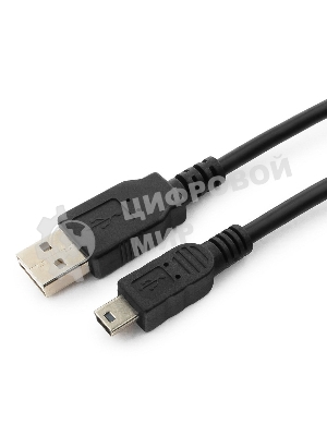 Кабель Gembird/Cablexpert USB 2.0, мультиразъем USB, AM/miniB 5P, 30см, пакет