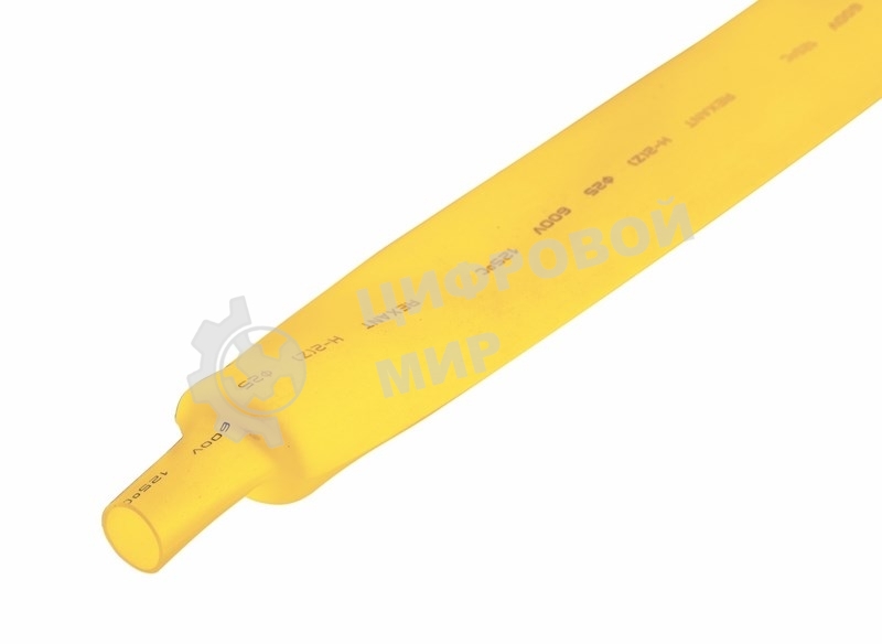 Трубка термоусадочная Rexant 25.0/12.5 1м желтый