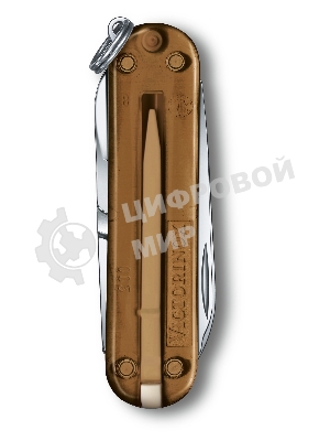 Нож перочинный Victorinox Classic Chocolate Fugde (0.6223.T55G) 58мм 7 функций карт.коробка