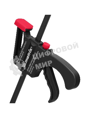 Струбцина универсальная Matrix, быстрозажимная, F-образная, 450 х 565 х 45 мм, пластиковый корпус