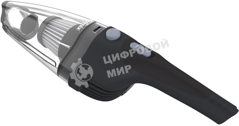 Пылесос ручной Ritmix CVC-003 черный/серый, 70 Вт, уборка сухая, пылесборник контейнер 0.32 л