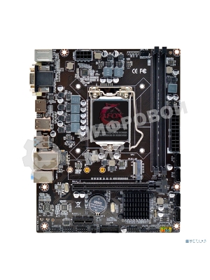 Материнская плата AFOX IH510D4-MA6-V2, LGA 1200, Intel H510, 2xDDR4, 3xSATA, 1xM.2, 1xPCI-E 4.0 x16, 1xPCI-E x1, 1xVGA, 1xHDMI, 1x 1Gb LAN, 2xUSB 2.0, 2xUSB 3.0, 2xPS/2, 6.1, mATX