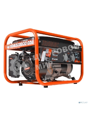 Электрогенератор бензиновый Patriot GRS 3700C, 2.9 кВт, 70 дБ, 40 кг